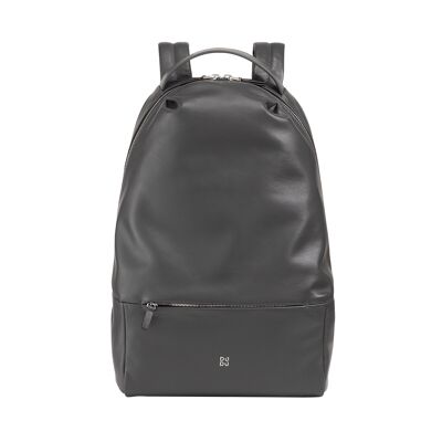 DUDU Zaino in pelle da donna multicolore grigio scuro