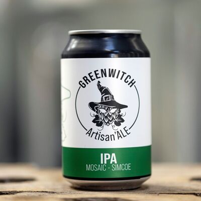 Beer in malted can IPA Mosaic Simcoe India Pale Ale - 6.5°