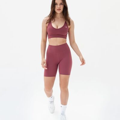 Soft-Touch-Shorts – Pflaume