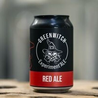Cerveza en lata ámbar Red Ale - 7.2°