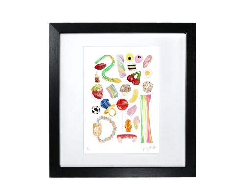 Pick & Mix  - Framed Limited Edition Print