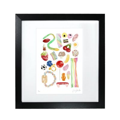 Pick & Mix  - Framed Limited Edition Print