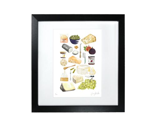 Cheese Board  - Framed Limited Edition Print