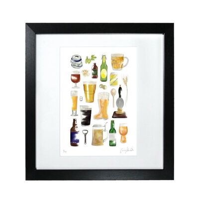 Beer - Framed Limited Edition Print