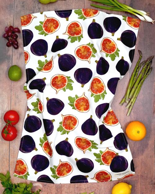 Fig Tea Towel - British Made