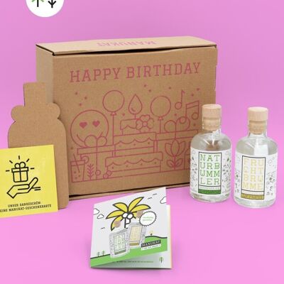MANUKAT GIN CONFEZIONE REGALO DI COMPLEANNO EDIZIONE ROSA
