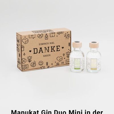 MANUKAT GIN DUO MINI + COFFRET CADEAU « MERCI » | NOIR