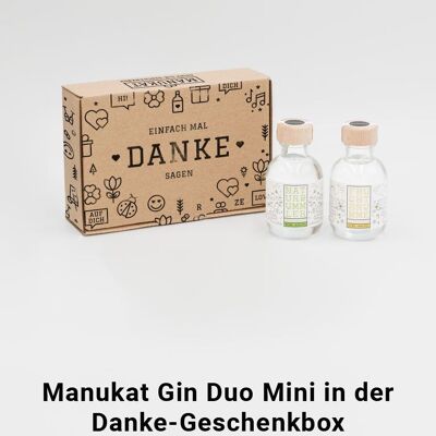 MANUKAT GIN DUO MINI + »THANK YOU« GIFT BOX | BLACK