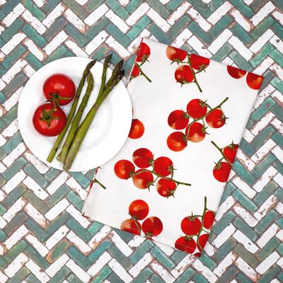 Tomato Tea Towel - British Made