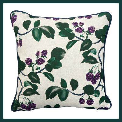 Blackberry Cushion - British made with Eco Friendly Insert