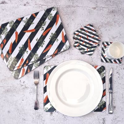 Carrot Placemat - British Made