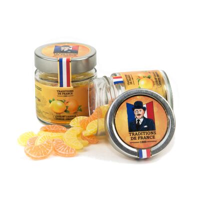 Zitronen-Orangen-Süßigkeiten, handgefertigt in Frankreich
