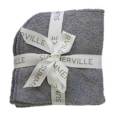 Débarbouillettes bébé bio gris 5 pcs GOTS