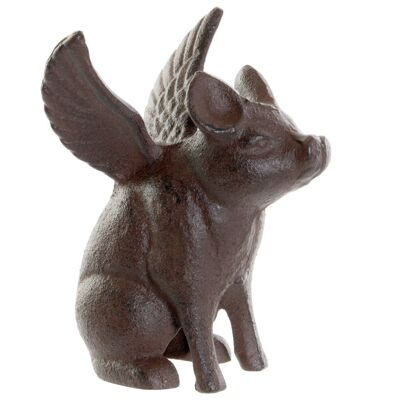 CAST IRON DOOR STOP 11X11X14 LITTLE PIG HF200754