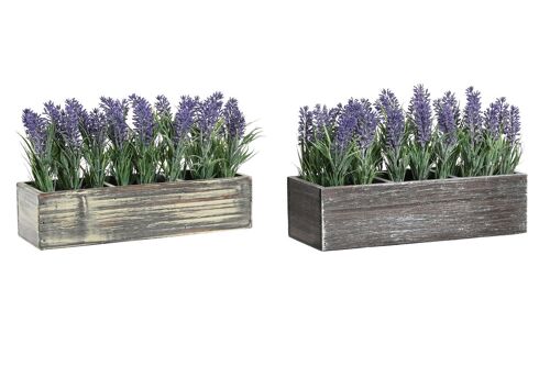 Planta Pe Madera 32X14X19,5 Lavanda 2 Surt. JA199476