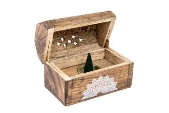 COFFRET 10 ARÔMES BOIS 9X5X6 CÔNES 6 ASSORT. IN132064 2