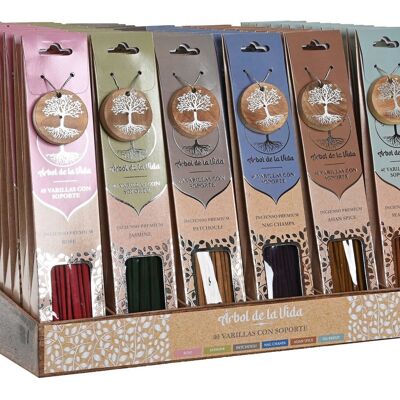 INCENSE STICK SET 40 AROMA 45X31X31 TREE OF THE IN199295