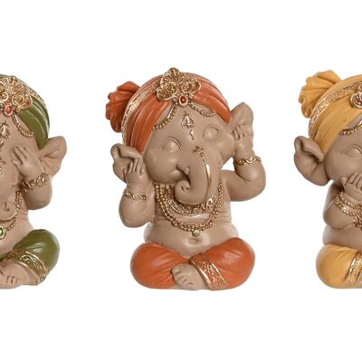 FIGURA RESINA 7,5X6,5X9 GANESHA 3 SURT. FD210293