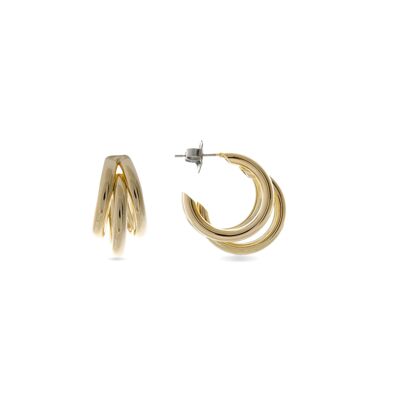 Boucles d'oreilles Carorsa avec finition en or jaune 18 kt