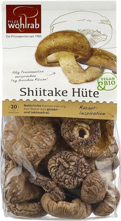 Bio Shiitake Hüte 40g