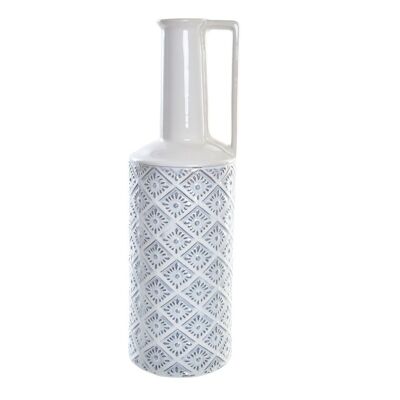 VASO PORCELLANA 14X14X45 BIANCO JR195063