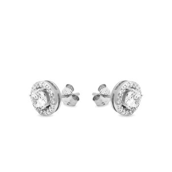 Boucles d'oreilles en pierres précieuses légendaires en argent sterling 925 7