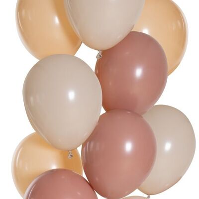 Ballons Blush Crush 33cm - 12 pièces