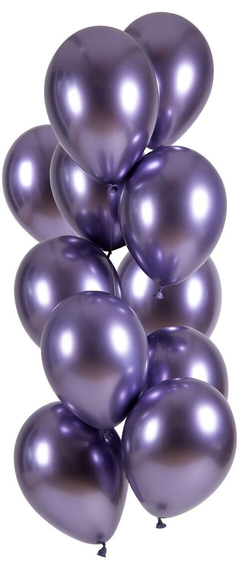 Balloons Ultra Shine Purple 33cm - 12 pieces