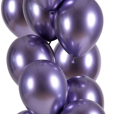 Luftballons Ultra Shine Purple 33cm - 12 Stück