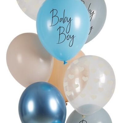Balloons Baby Boy 33cm - 12 pieces