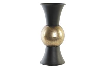 VASE METAL 14X14X32 NOIR JR196131 1