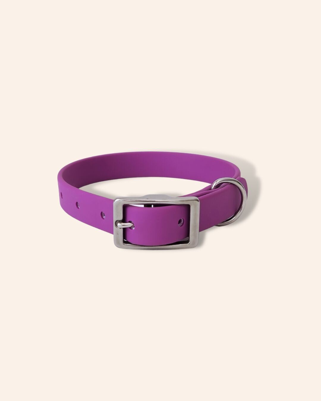 Waterproof dog collar - Dahlia color