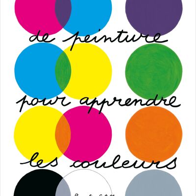 Kinderbuch - Malnotizbuch zum Erlernen von Farben