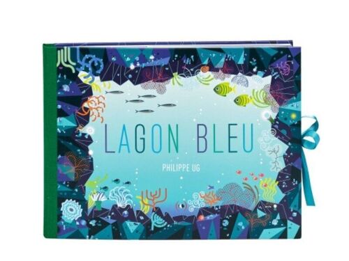 Lagon Bleu - livre caroussel - cherche et trouve - se déploie entièrement