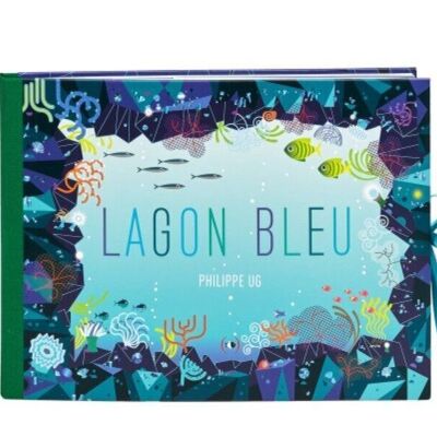 Lagon Bleu - livre caroussel - cherche et trouve - se déploie entièrement