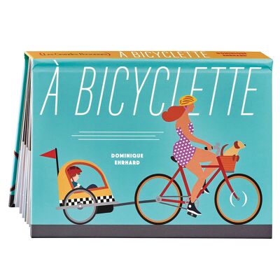 Book for the general public - On a bicycle / pop-up book retracing the epic tale of cycling