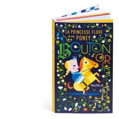 La princesse Flore et son poney Bouton d’Or - livre jeunesse pop up - une histoire de princesse !