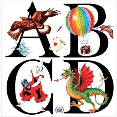 ABCD - libro del abecedario infantil - álbum infantil