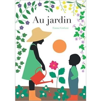 IN THE GARDEN - animated book for children - Many flaps
