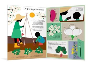 AU JARDIN - livre animé pour les enfants - Nombreux flaps - documentaire 2