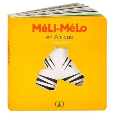 MELI-MÉLO EN ÁFRICA - libro con agujeros para los más pequeños