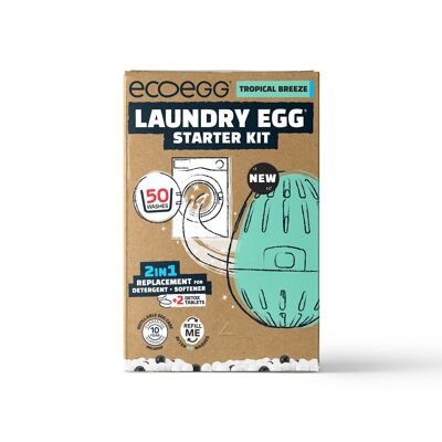 Starter Kit Ecoegg- Eco Friendly Laundry Detergent Starter Kit 50 Tropical Breeze + Detox Tablets