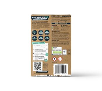 Kit de démarrage Ecoegg - Kit de démarrage de détergent à lessive écologique 50 tablettes de brise tropicale + détox 2