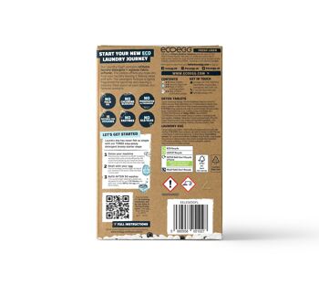 Kit de Démarrage Ecoegg - Lessive Ecologique 50 Brise de Lin Fraîche + Comprimés Détox 2