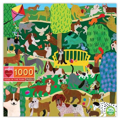 eeBoo - Puzzle 1000 pcs - Dogs in the Park
