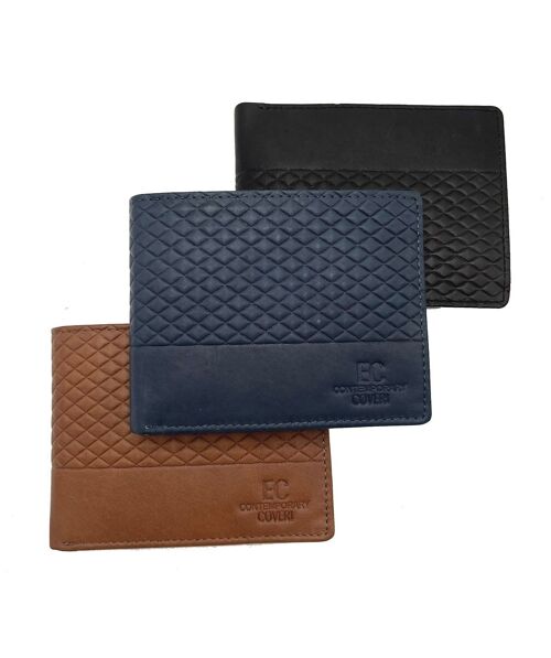 Genuine leather Wallet, Brand EC COVERI, art. EC23762-06