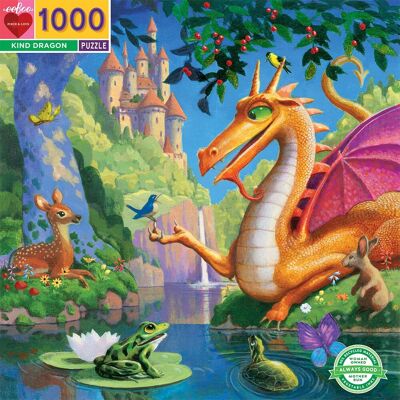 eeBoo - Puzzle 1000 pcs - Kind Dragon