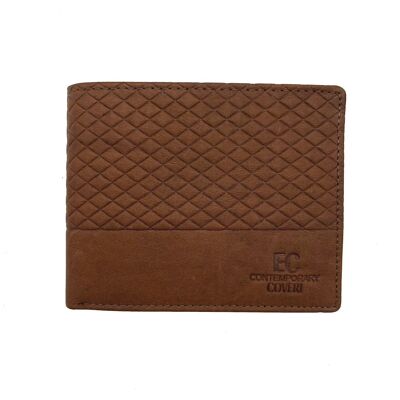 Genuine leather Wallet, Brand EC COVERI, art. EC23762-04