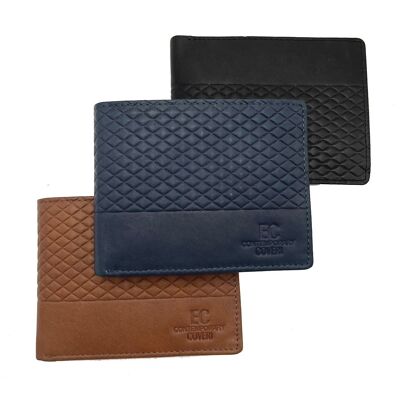Genuine leather Wallet, Brand EC COVERI, art. EC23762-03