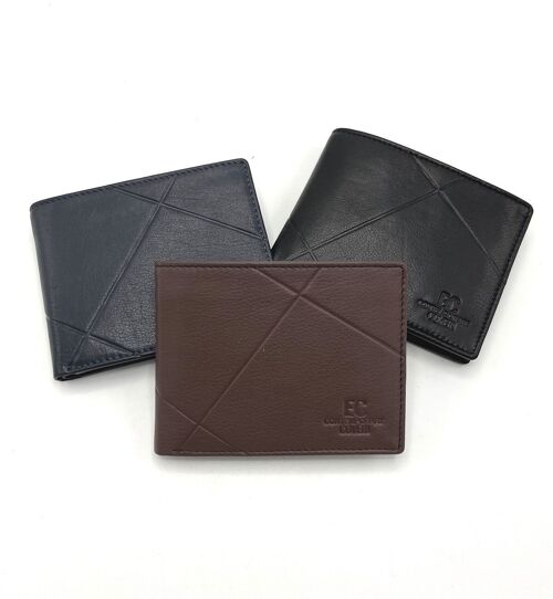 Genuine leather Wallet, Brand EC COVERI, art. EC23761-06